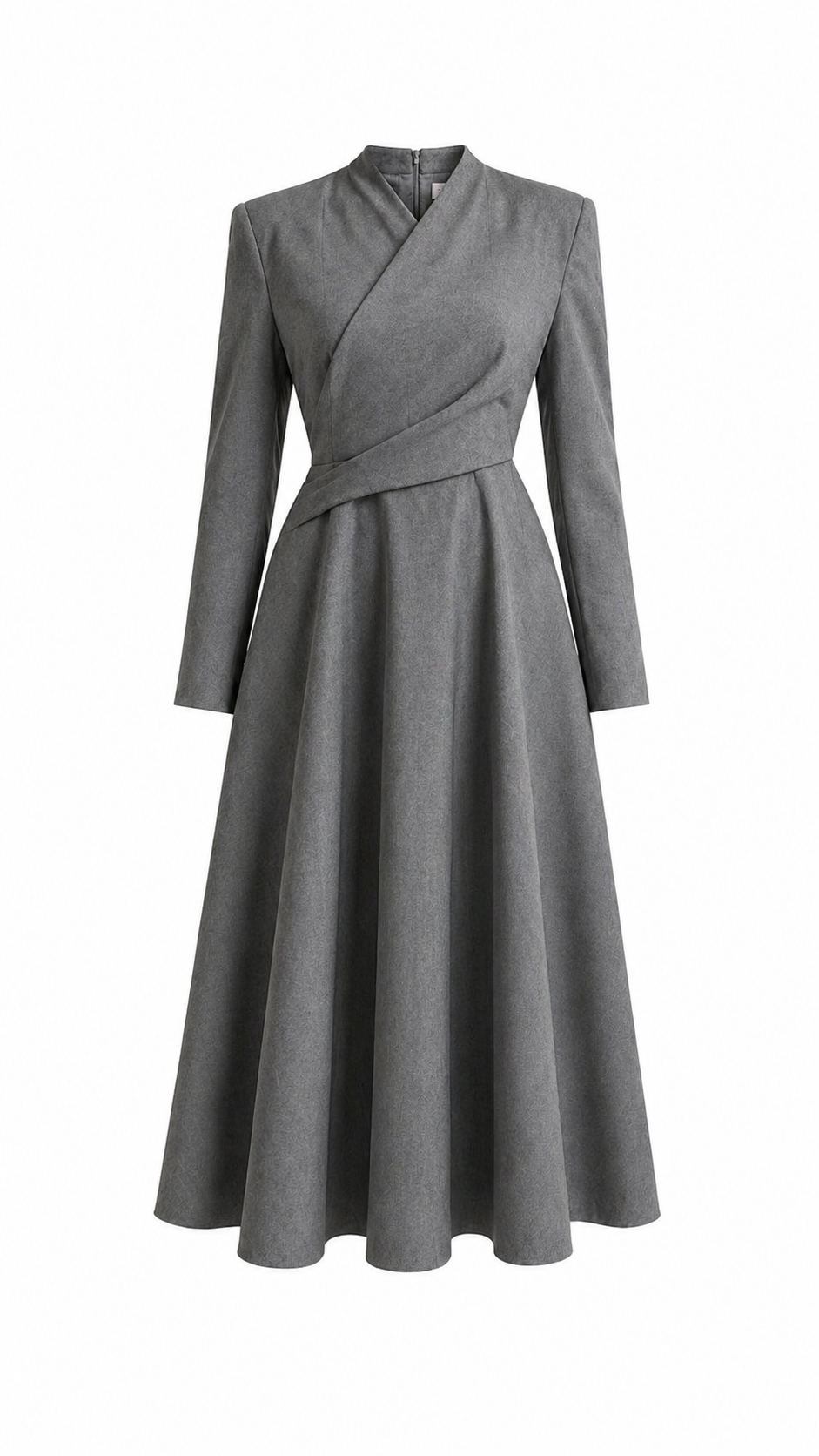 Kevser Studio - ARKADAN BAĞLAMALI VATKALI ELBİSE