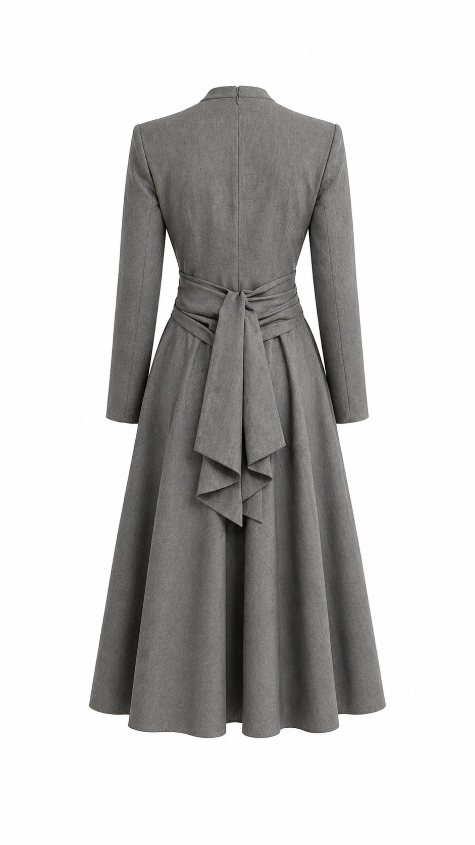 ARKADAN BAĞLAMALI VATKALI ELBİSE