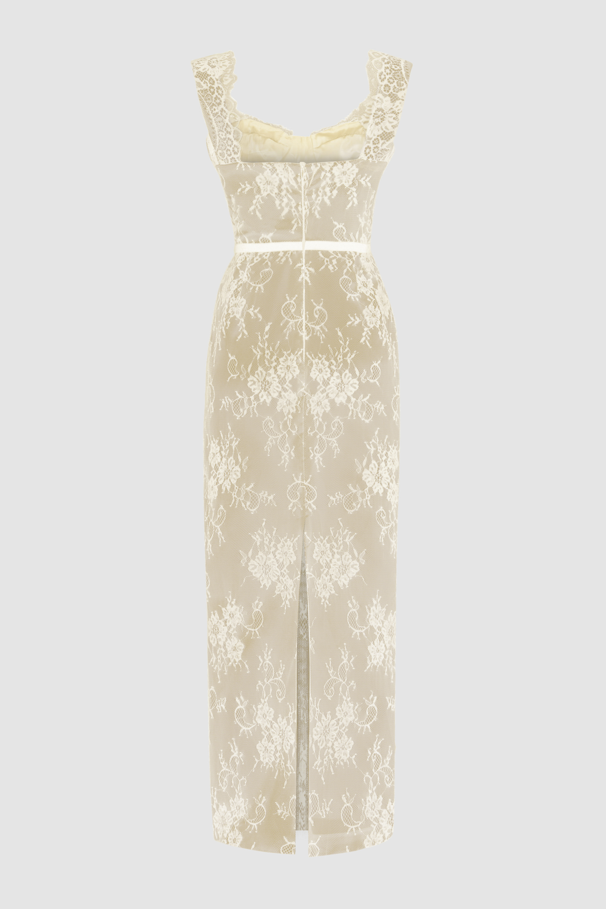 KUPLU DANTELLİ GECE ELBİSESİ