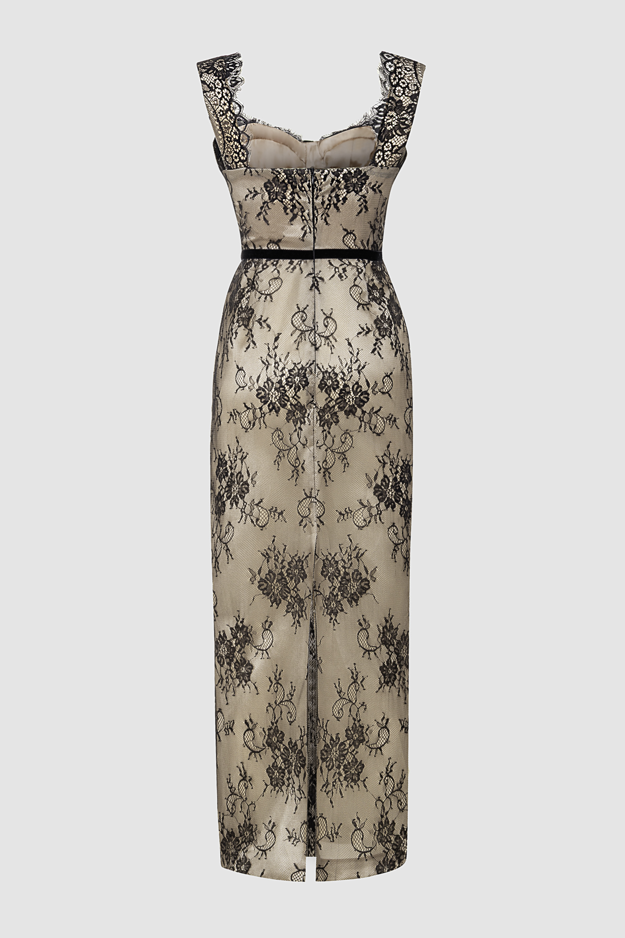 KUPLU DANTELLİ GECE ELBİSESİ