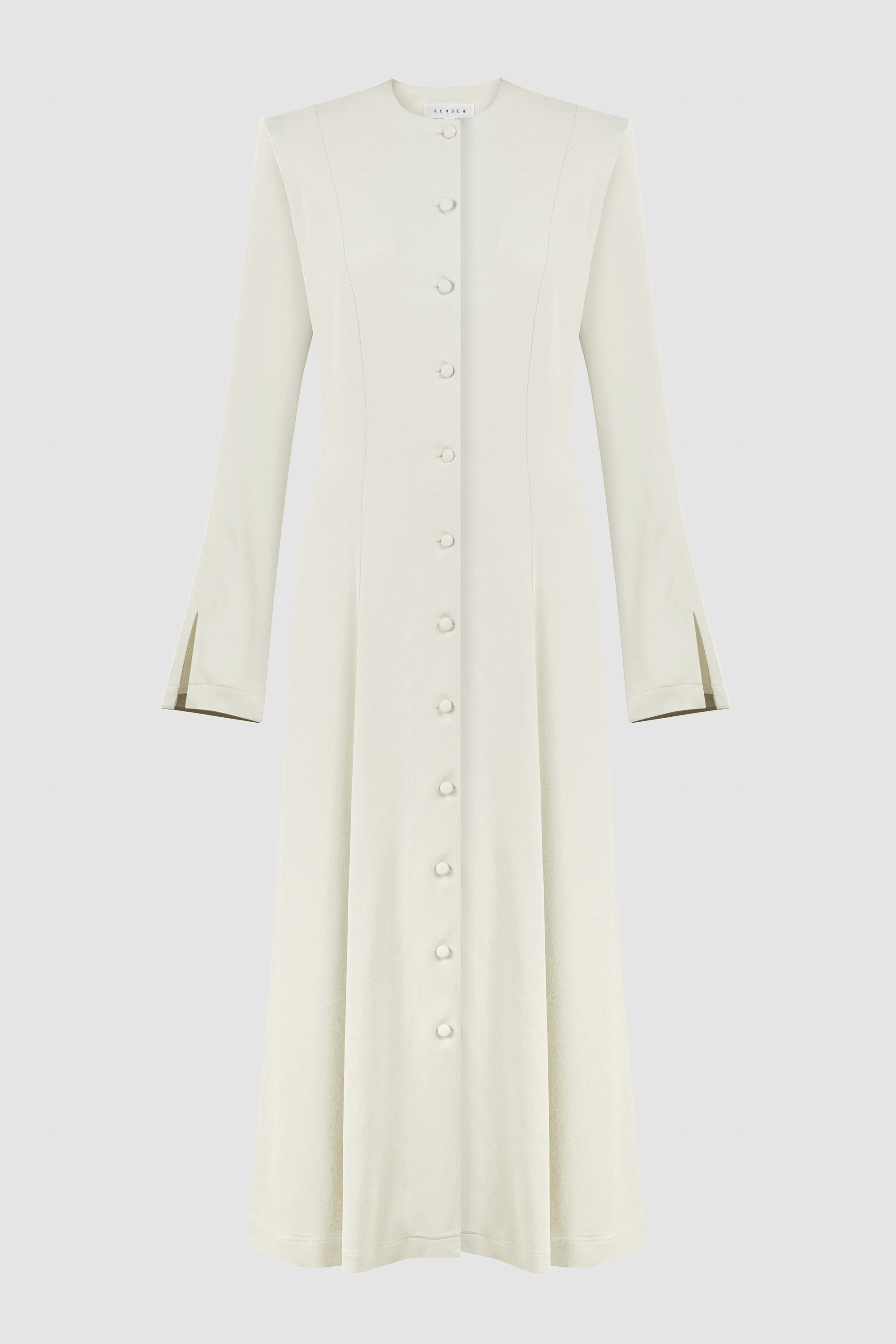 Kevser Studio - ÖN DÜĞMELİ UZUN ELBİSE