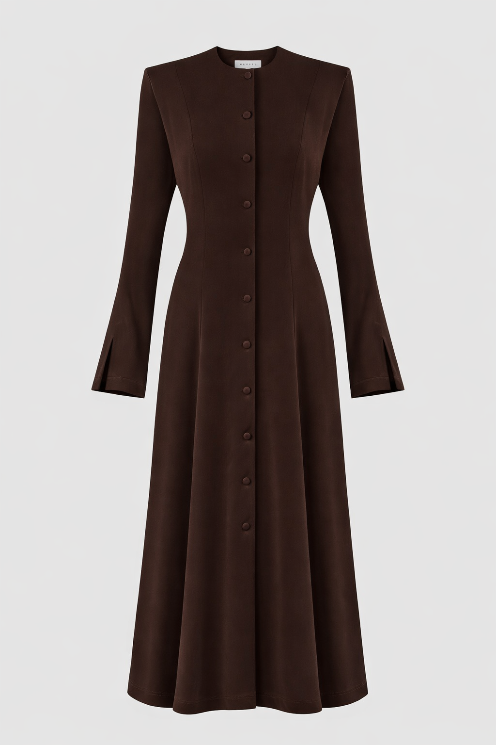 Kevser Studio - ÖN DÜĞMELİ UZUN ELBİSE