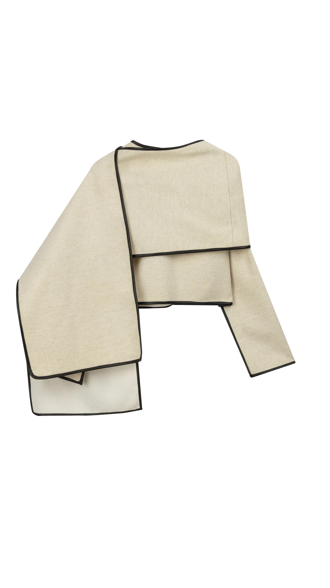 ŞALLI YÜN MİNİ CEKET