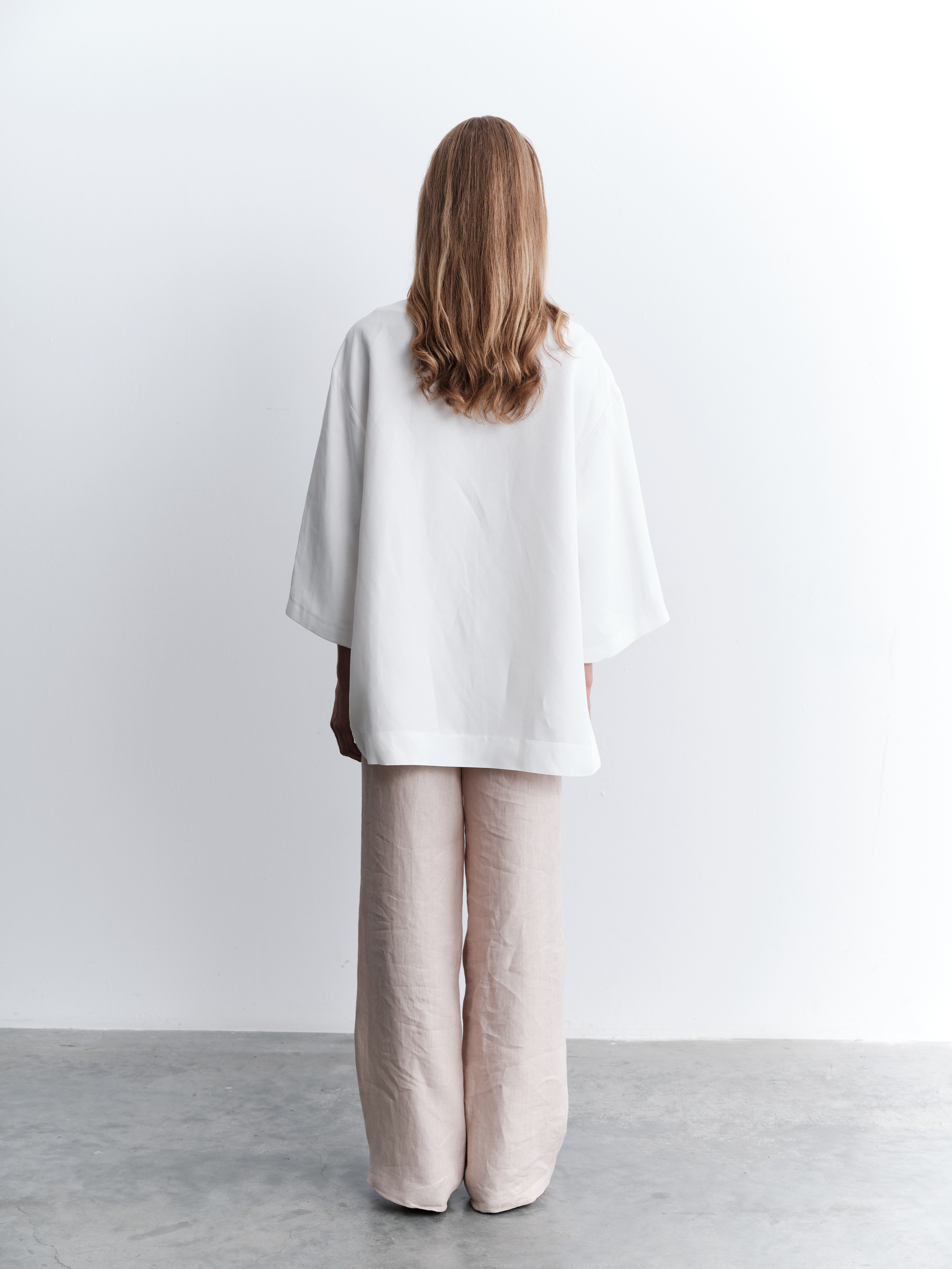 TENCEL ÖN DİKİŞLİ BLUZ